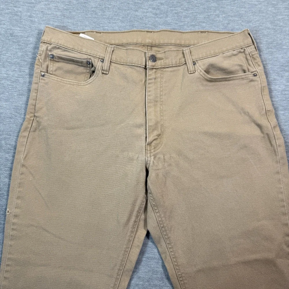 Levis Jeans Mens 40x30 Beige 541 Athletic‎ Tapered Mid Rise Stretch Light Wash